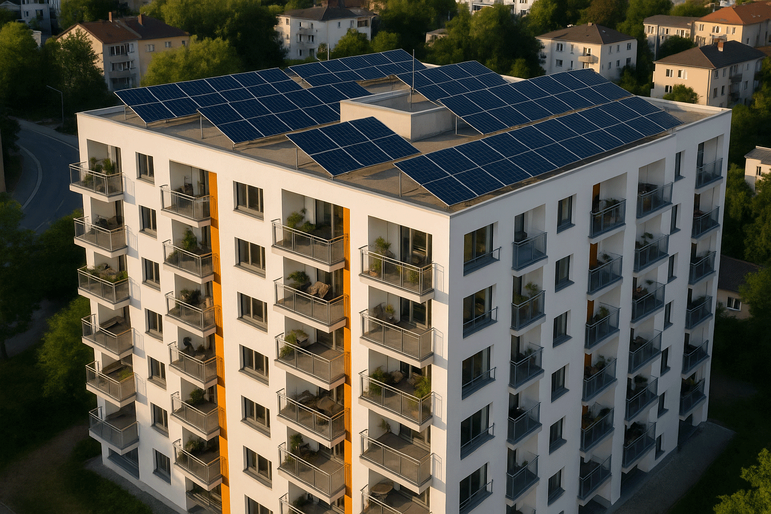 mehrfamilienhaus Photovoltaikanlagen für mehrfamilienhäuser